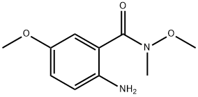 Benzamide, 2-amino-N,5-dimethoxy-N-methyl- Structure