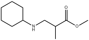 methyl 3-(cyclohexylamino)-2-methylpropanoate 구조식 이미지