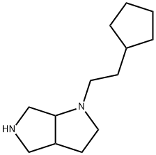 1-(2-Cyclopentylethyl)octahydropyrrolo[3,4-b]pyrrole Structure