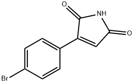 3-(4-Bromo-phenyl)-pyrrole-2,5-dione 구조식 이미지