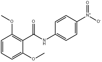 2,6-dimethoxy-N-(4-nitrophenyl)benzamide Structure