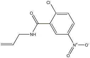 2-chloro-5-nitro-N-(prop-2-en-1-yl)benzamide 구조식 이미지
