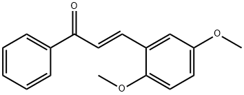 (2E)-3-(2,5-dimethoxyphenyl)-1-phenylprop-2-en-1-one 구조식 이미지