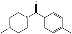 (4-METHYLPIPERAZIN-1-YL)(P-TOLYL)METHANONE 구조식 이미지