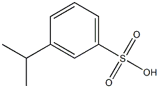Benzenesulfonic acid, 3-(1-methylethyl)- Structure