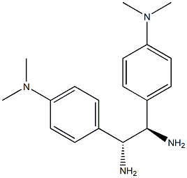(1R,2R)-1,2-bis[4-(dimethylamino)phenyl]ethane-1,2-diamine Structure