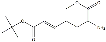 (2R)-BOC-2-AMINO-5-HEXENOIC ACID,METHYL ESTER 구조식 이미지