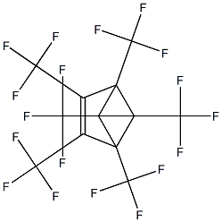 Tricyclo[3.1.0.02,6]hex-3-ene,1,2,3,4,5,6-hexakis(trifluoromethyl)- Structure