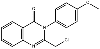 2-(Chloromethyl)-3-(4-methoxyphenyl)quinazolin-4(3H)-one Structure