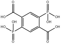 1,4-Benzenedicarboxylic acid,2,5-diphosphono- Structure