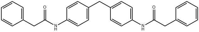 N,N-(methylenebis(4,1-phenylene))bis(2-phenylacetamide) 구조식 이미지