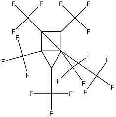 Tetracyclo[2.2.0.02,6.03,5]hexane,1,2,3,4,5,6-hexakis(trifluoromethyl)- Structure