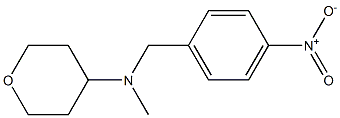 2H-Pyran-4-amine, tetrahydro-N-methyl-N-[(4-nitrophenyl)methyl]- Structure