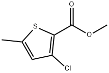 3-Chloro-5-methyl-thiophene-2-carboxylic acid methyl ester Structure