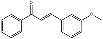 (2E)-3-(3-methoxyphenyl)-1-phenylprop-2-en-1-one 구조식 이미지