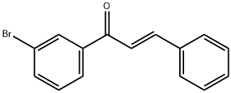 2-Propen-1-one,1-(3-bromophenyl)-3-phenyl-, (2E)- 구조식 이미지