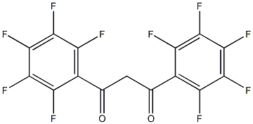 1,3-bis(2,3,4,5,6-pentafluorophenyl)propane-1,3-dione Structure