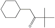 1-cyclohexyl-3,3-dimethylbutan-2-one Structure