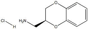 (S)-(2,3-DIHYDROBENZO[B][1,4]DIOXIN-2-YL)METHANAMINE HCL Structure