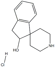 2,3-Dihydrospiro[indene-1,4-piperidin]-2-ol hydrochloride Structure