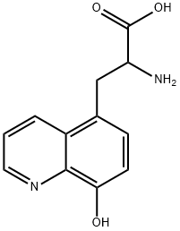 2-Amino-3-(8-hydroxy-quinolin-5-yl)-propionic acid Structure