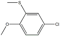 4-chloro-1-methoxy-2-methylsulfanylbenzene Structure