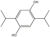 1,4-Benzenediol,2,5-bis(1-methylethyl)- 구조식 이미지