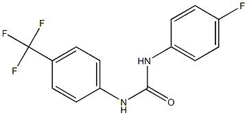 1-(4-Fluorophenyl)-3-[4-(trifluoromethyl)phenyl]urea, 97% 구조식 이미지
