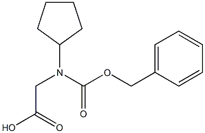 N-Cbz-S-Cyclopentylglycine Structure