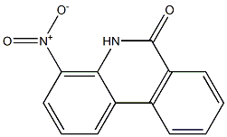 6(5H)-Phenanthridinone,4-nitro- Structure