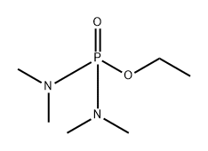 Phosphorodiamidic acid, tetramethyl-, ethyl ester 구조식 이미지