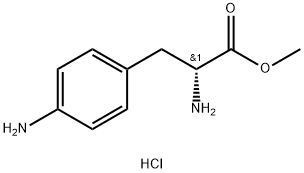 (R)-METHYL 2-AMINO-3-(4-AMINOPHENYL)PROPANOATE DIHYDROCHLORIDE Structure