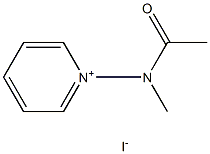 Pyridinium, 1-(acetylmethylamino)-, iodide Structure