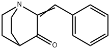 1-Azabicyclo[2.2.2]octan-3-one,2-(phenylmethylene)- 구조식 이미지