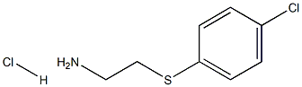 2-[(4-Chlorophenyl)thio]ethanamine Hydrochloride 구조식 이미지