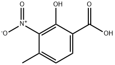 2-Hydroxy-4-methyl-3-nitro-benzoic acid Structure