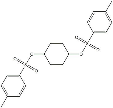 1-methyl-4-[4-(4-methylphenyl)sulfonyloxycyclohexyl]oxysulfonyl-benzene Structure