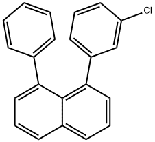 1-(3-chlorophenyl)-8-phenyl-Naphthalene Structure