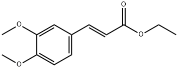 3-(3,4-Dimethoxy-phenyl)-acrylic acid ethyl ester 구조식 이미지