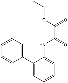 Acetic acid,2-([1,1'-biphenyl]-2-ylamino)-2-oxo-, ethyl ester Structure