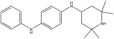 1,4-Benzenediamine,N1-phenyl-N4-(2,2,6,6-tetramethyl-4-piperidinyl)- Structure