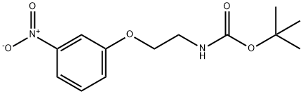 tert-Butyl (2-(3-nitrophenoxy)ethyl)carbamate 구조식 이미지