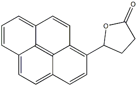 2(3H)-Furanone,dihydro-5-(1-pyrenyl)- Structure