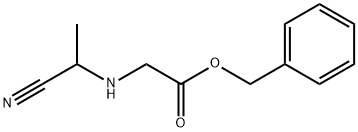 N-(1-Cyanoethyl)glycine benzyl ester hydrochloride Structure