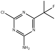 4-Chloro-6-(2-Fluoropropan-2-Yl)-1,3,5-Triazin-2-Amine 구조식 이미지