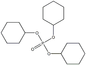 Phosphoric acid, tricyclohexyl ester Structure