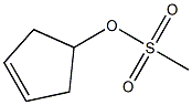 3-Cyclopenten-1-ol,methanesulfonate Structure