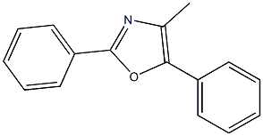 Oxazole,4-methyl-2,5-diphenyl- Structure