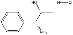 (1R,2R)-1-Amino-1-phenylpropan-2-ol hydrochloride 구조식 이미지