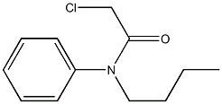 Acetamide,N-butyl-2-chloro-N-phenyl- Structure